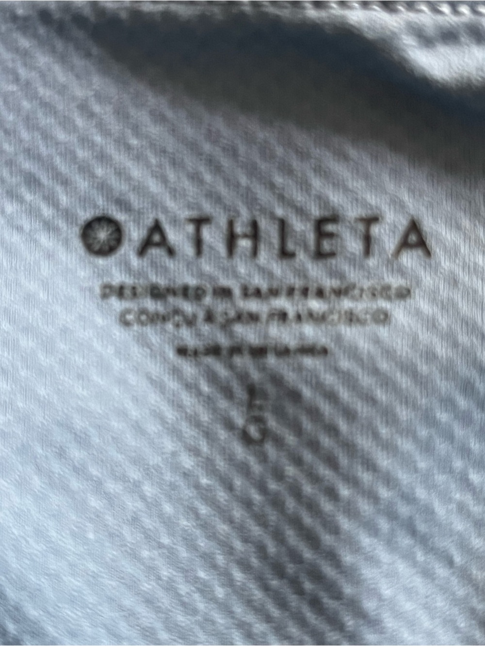 Athleta Cropped Tank Top Blue Size L - Picture 4 of 4